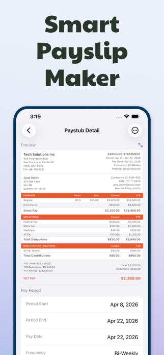 Paystub Maker - Stub Generator Screenshot 6 of 7