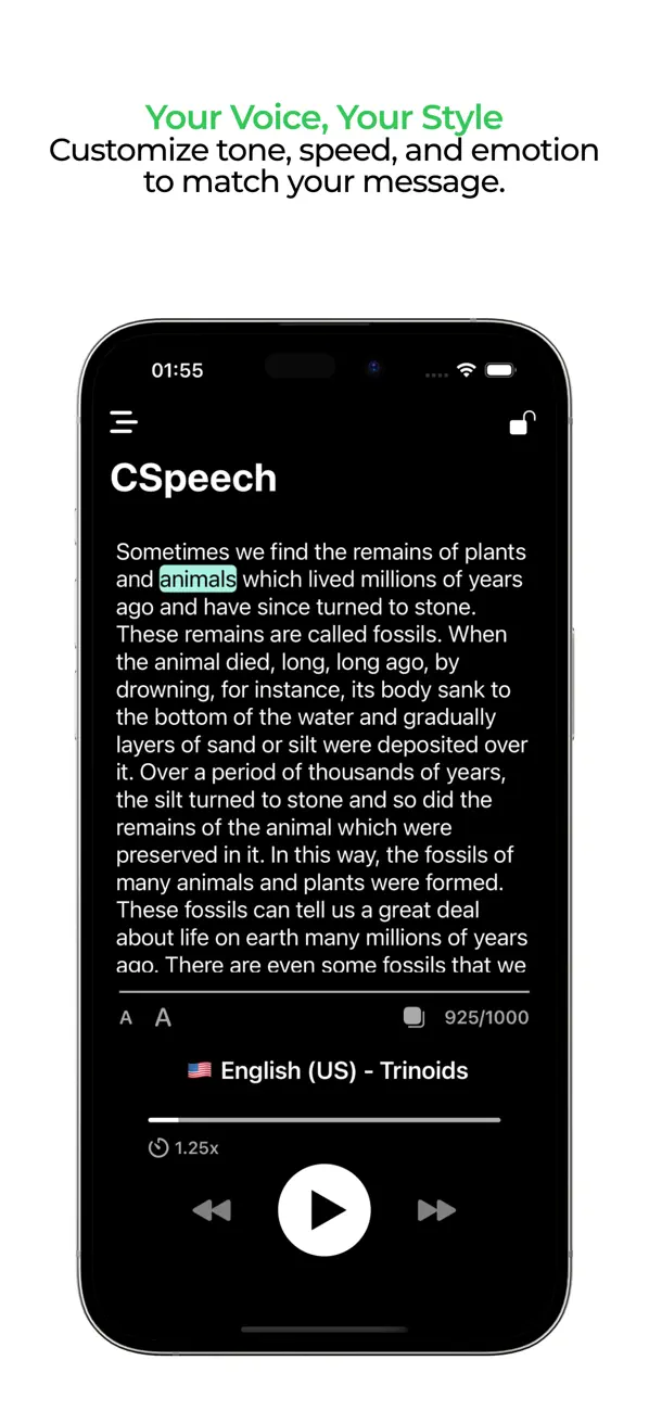 #4. Cuspart: CSpeech (iOS) di: Mustafa Tolga DALBUDAK