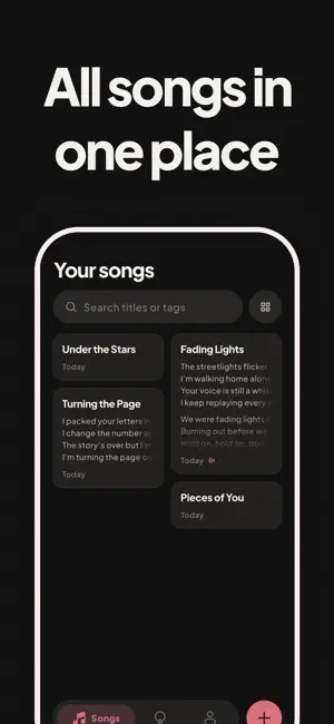 Lyrical: Songwriting & Lyrics screenshot 4