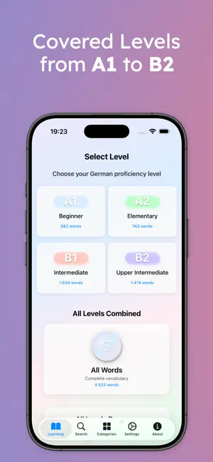All German Words A1–B2 screenshot 3
