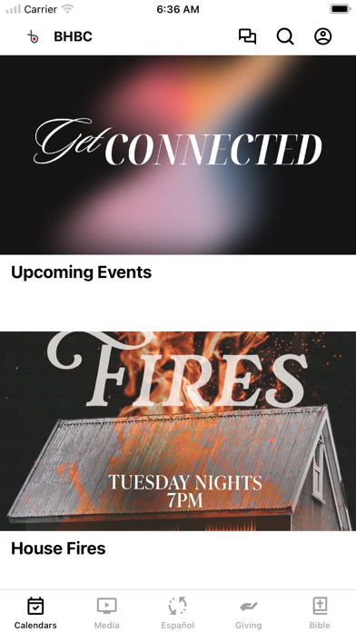 By His Blood Church app screenshot