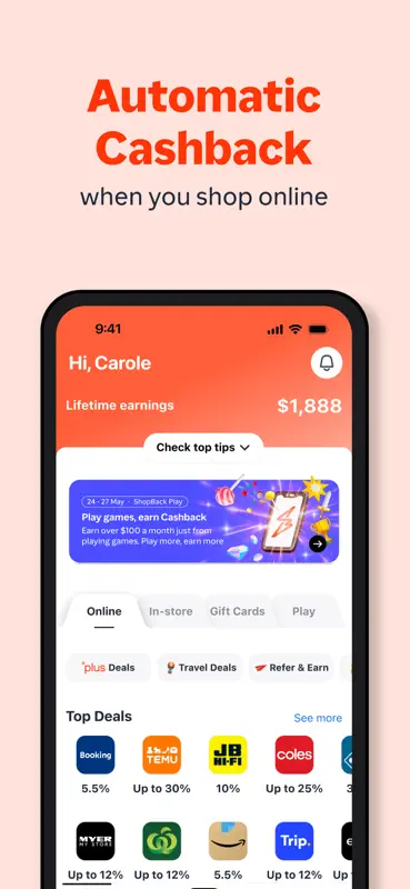 ShopBack: Shop & Earn Cashback screenshot 1 of 7