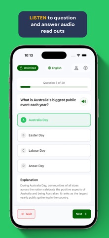 Pass Australian Citizenship screenshot