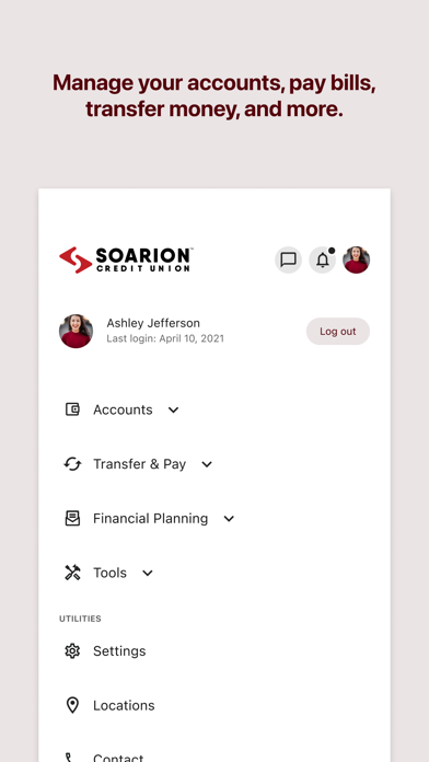 Soarion CU iPhone screenshot 4 - Finance app