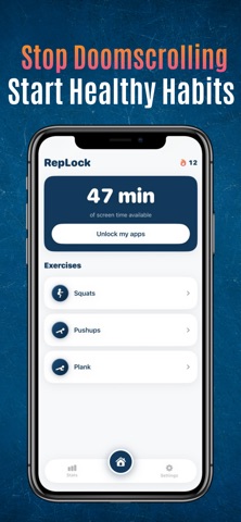 RepLock: Workout App Blocker screenshot