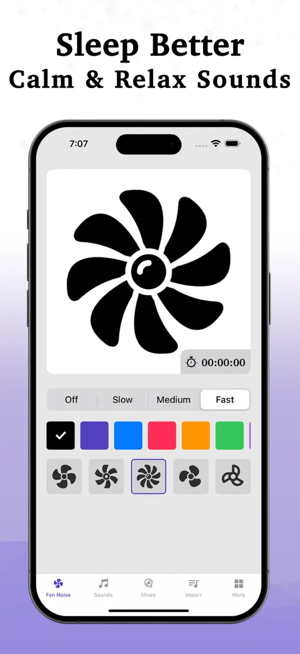 Screenshot #1 pour Fan Noise - White Noise Baby