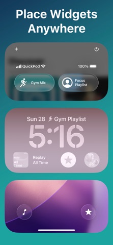QuickPod - Music Widgets Screenshot 3 of 8