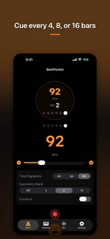 BeatPocket - Drum Metronome Screenshot 2 of 5