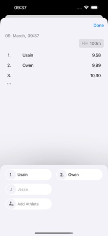 Sprint Stopwatch screenshot