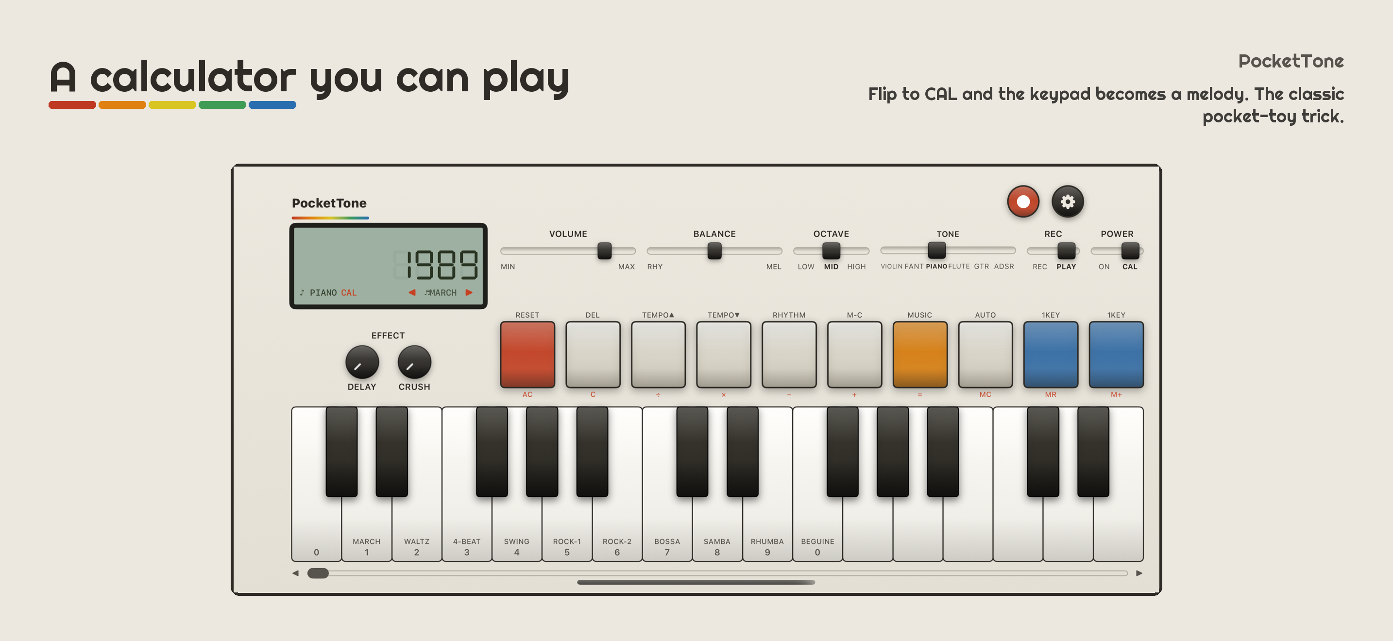 PocketTone - Retro Synth screenshot 4
