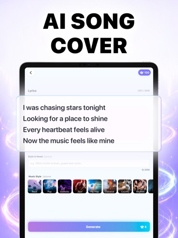 AI Music - Generator iPad screenshot