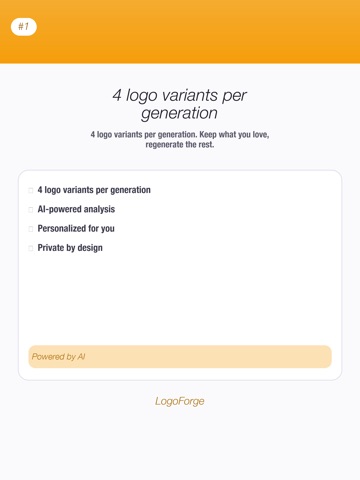 LogoForge iPad screenshot