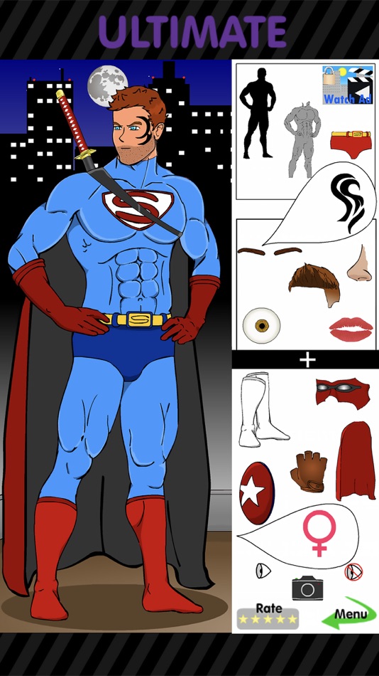 #1. Create A Superhero (iOS) 由: Salvador Nunez