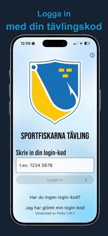 Sportfiskarna Tävling iPhone screenshot 4
