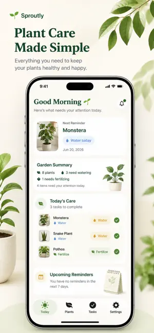 Sproutly Plant Care screenshot 1
