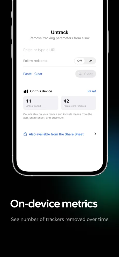 Untrack Links screenshot 4