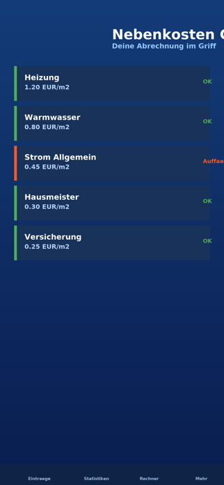 Nebenkosten Check Screenshot 1 of 3