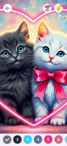 Cozy Color:Paint by Number iPhone screenshot