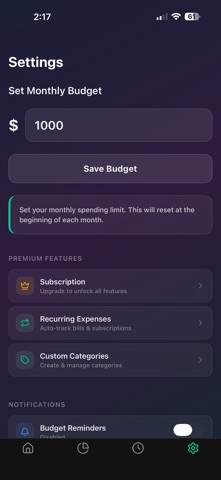 BUDJET -Budget Countdown, Fast Screenshot 1 of 3