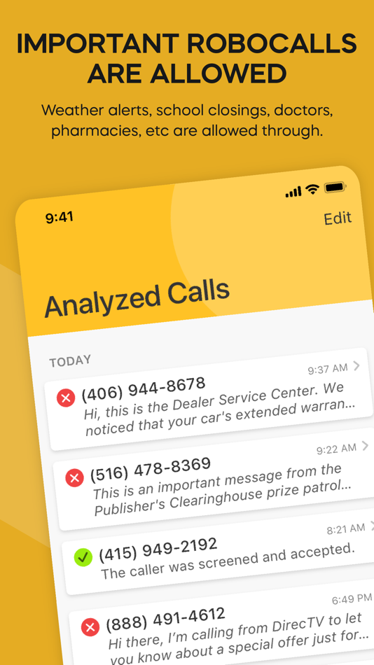 #7. Nomorobo Max Spam Call Blocker (iOS) بواسطة: Telephone Science Corporation