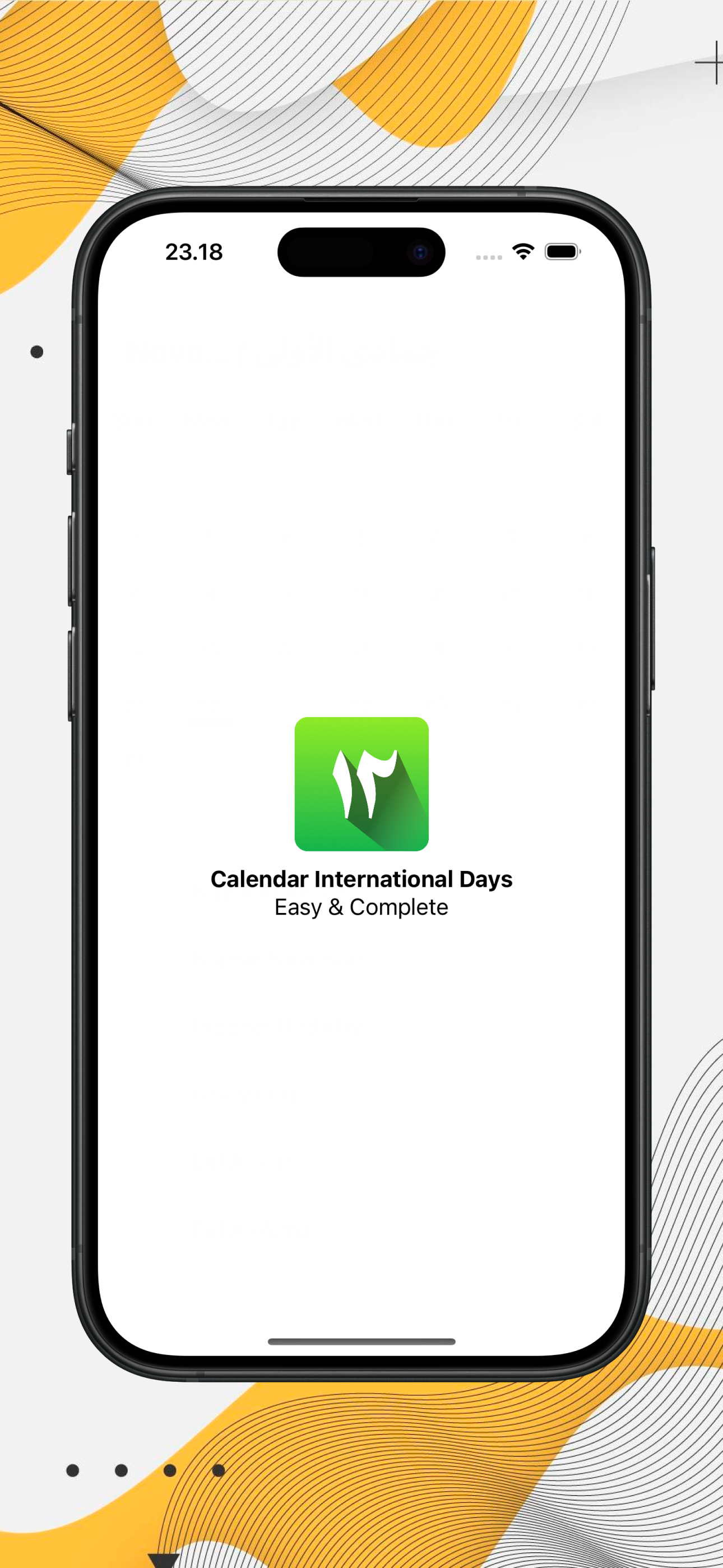 Hijri Calendar Islamic screenshot 10