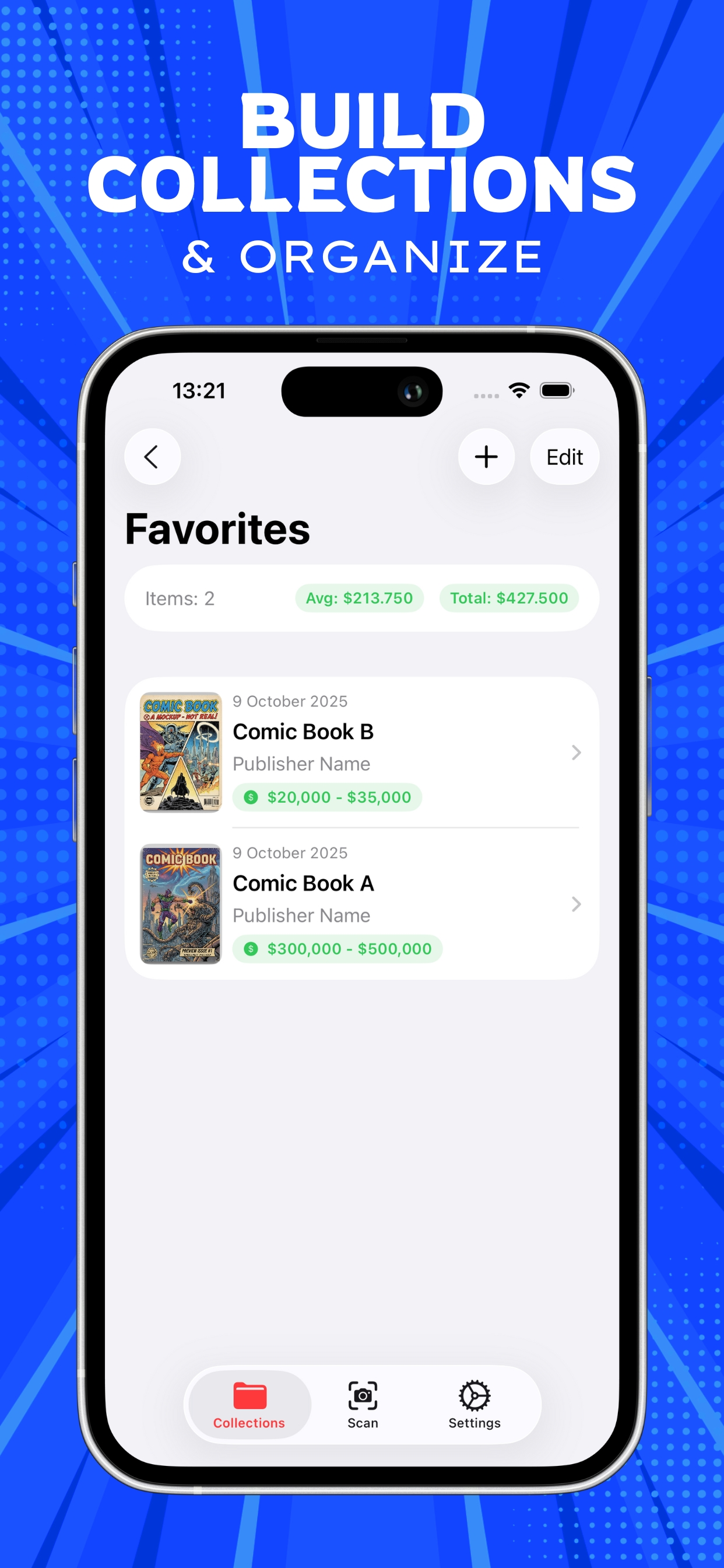 Comic Book Value Scanner App