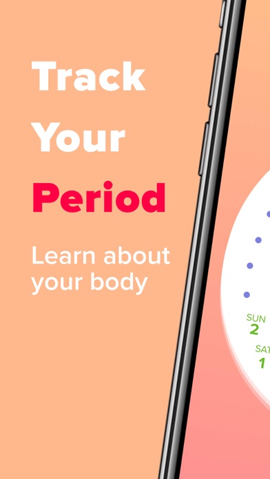 Screenshot #1 pour Period Tracker - Eve