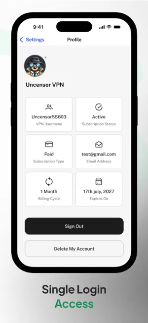 UncensorVPN screenshot 2