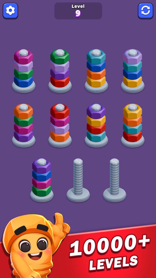 #8. Nuts Sort Master™ (iOS) 来自: Topsmart Mobile Ltd.