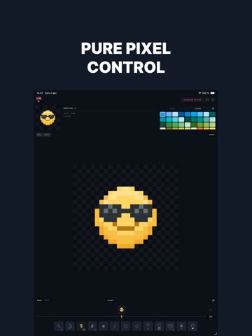 Spritelove - Pixel Art Studio iPad screenshot