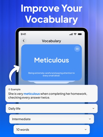 Spanish Language Learning App iPad screenshot