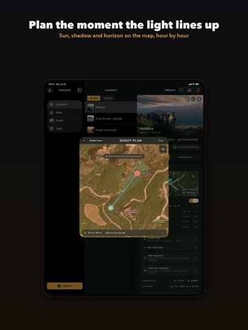 Viewpoint: Photography Planner iPad screenshot