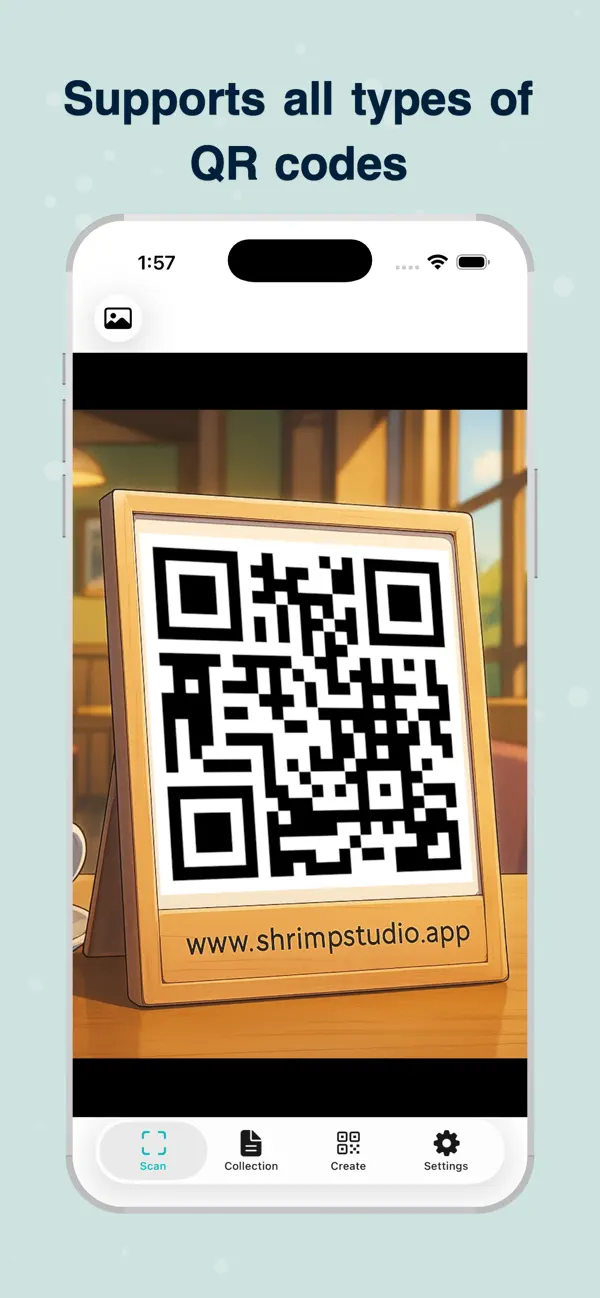 Screenshot #1 pour QScan - Ultimate QR Code Tool