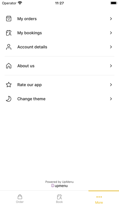 YUM YUM Application Screenshot