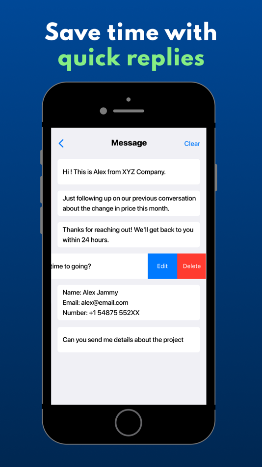 #5. Direct message for WhatsApp GB (iOS) 由: Keyurbhai Tavethiya