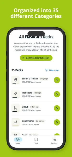 Vocabulary Trainer screenshot 4