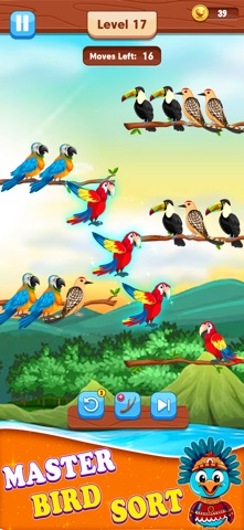 Birds Sort Color Sorting Game Screenshot 2 of 6