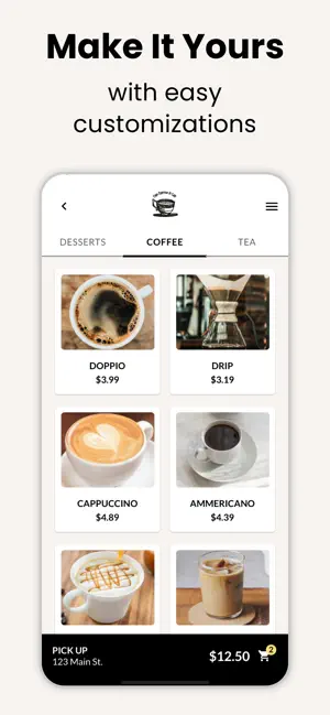 Cups Espresso & Cafes App screenshot 3