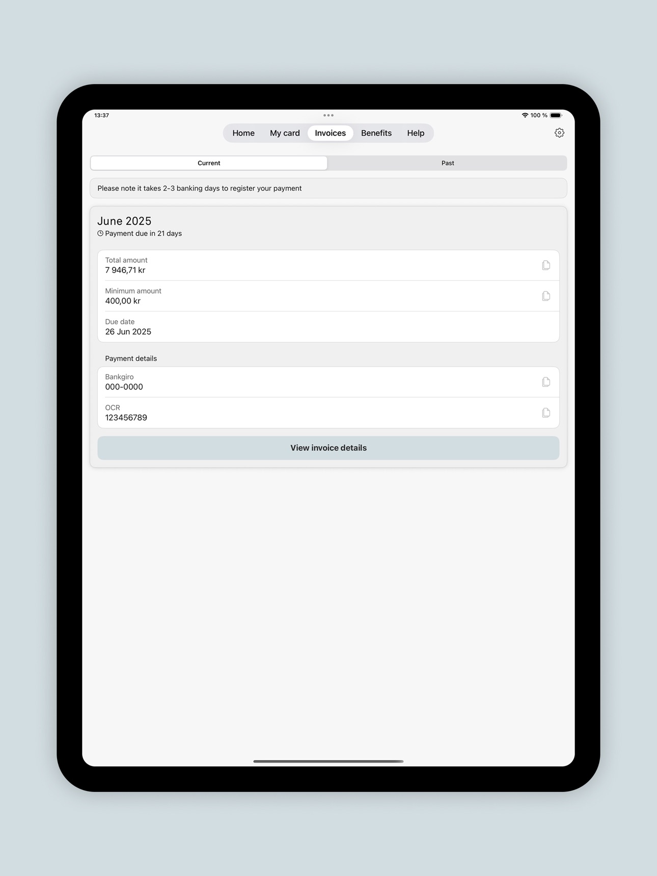 Screenshot 8 of Corporate Card