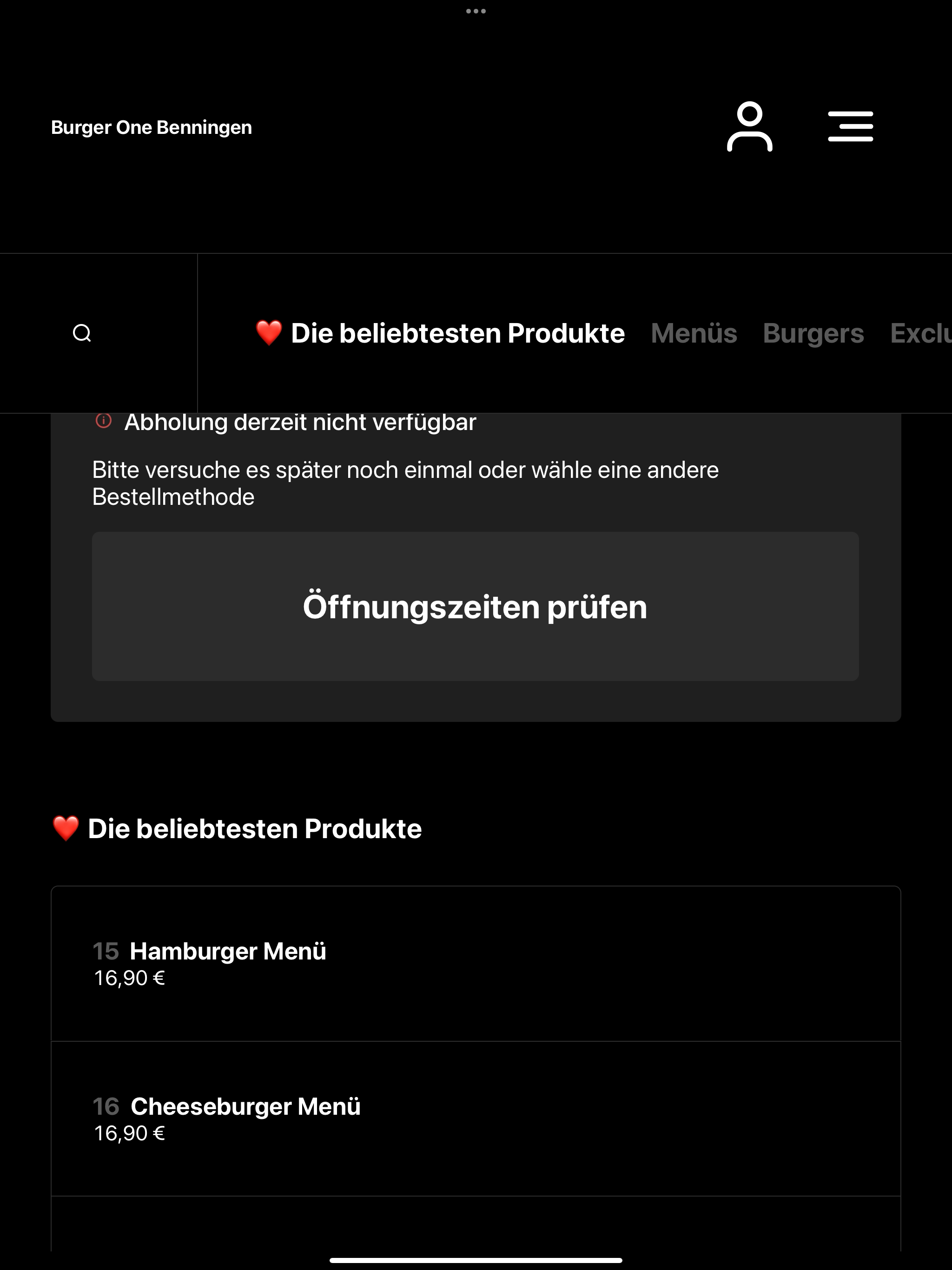 Burger One Benningen