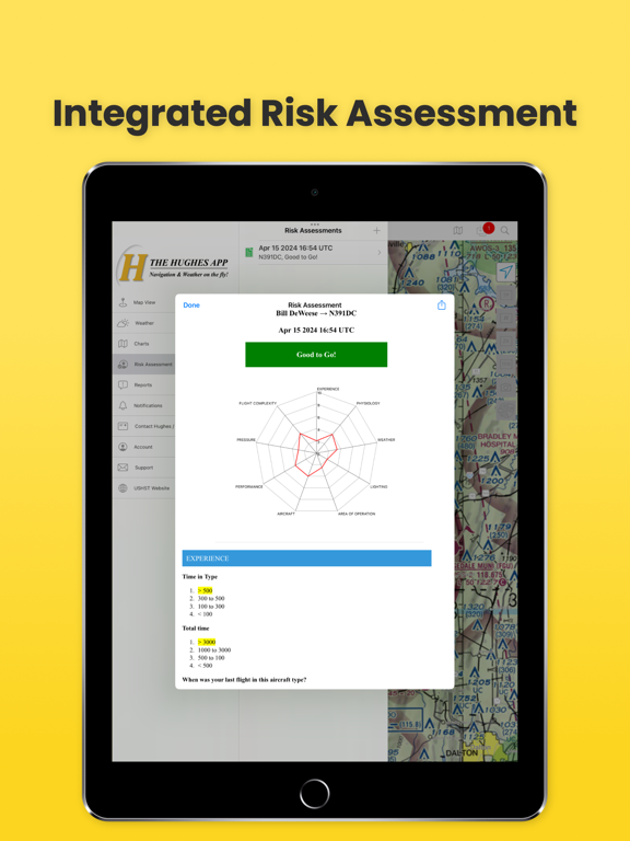 Hughes App iPad screenshot 6 - Navigation app