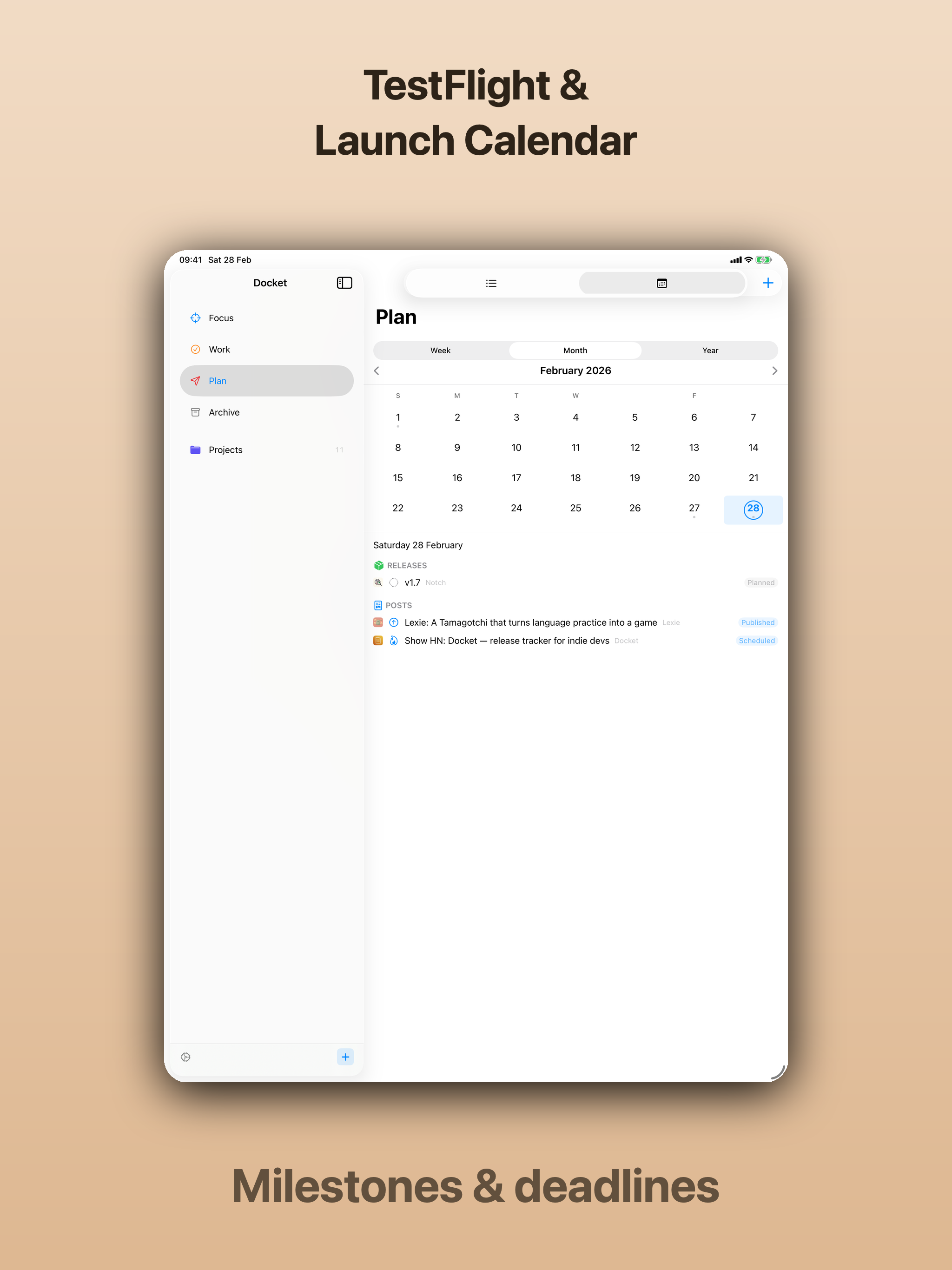 Docket - Dev Release Tracker screenshot 12