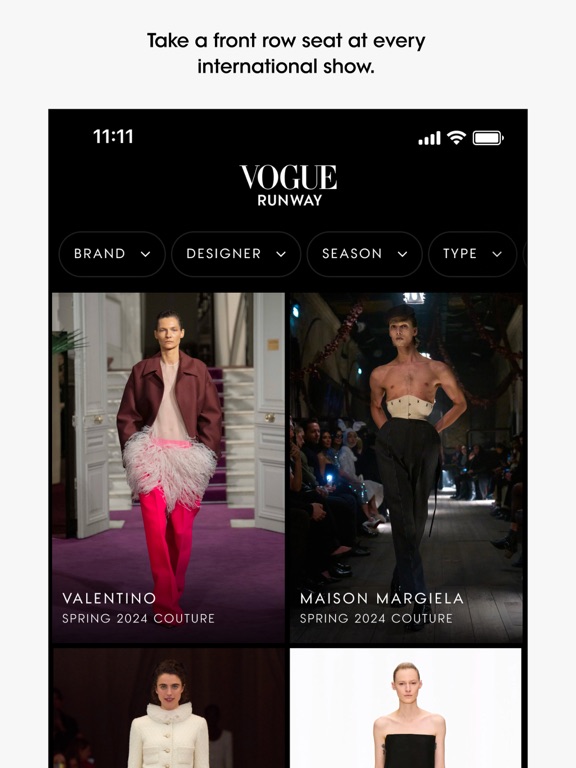 Screenshot #4 pour Vogue Runway Fashion Shows