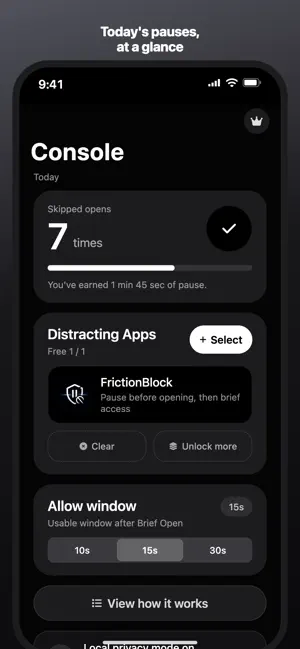 FrictionBlock: App Blocker screenshot 2