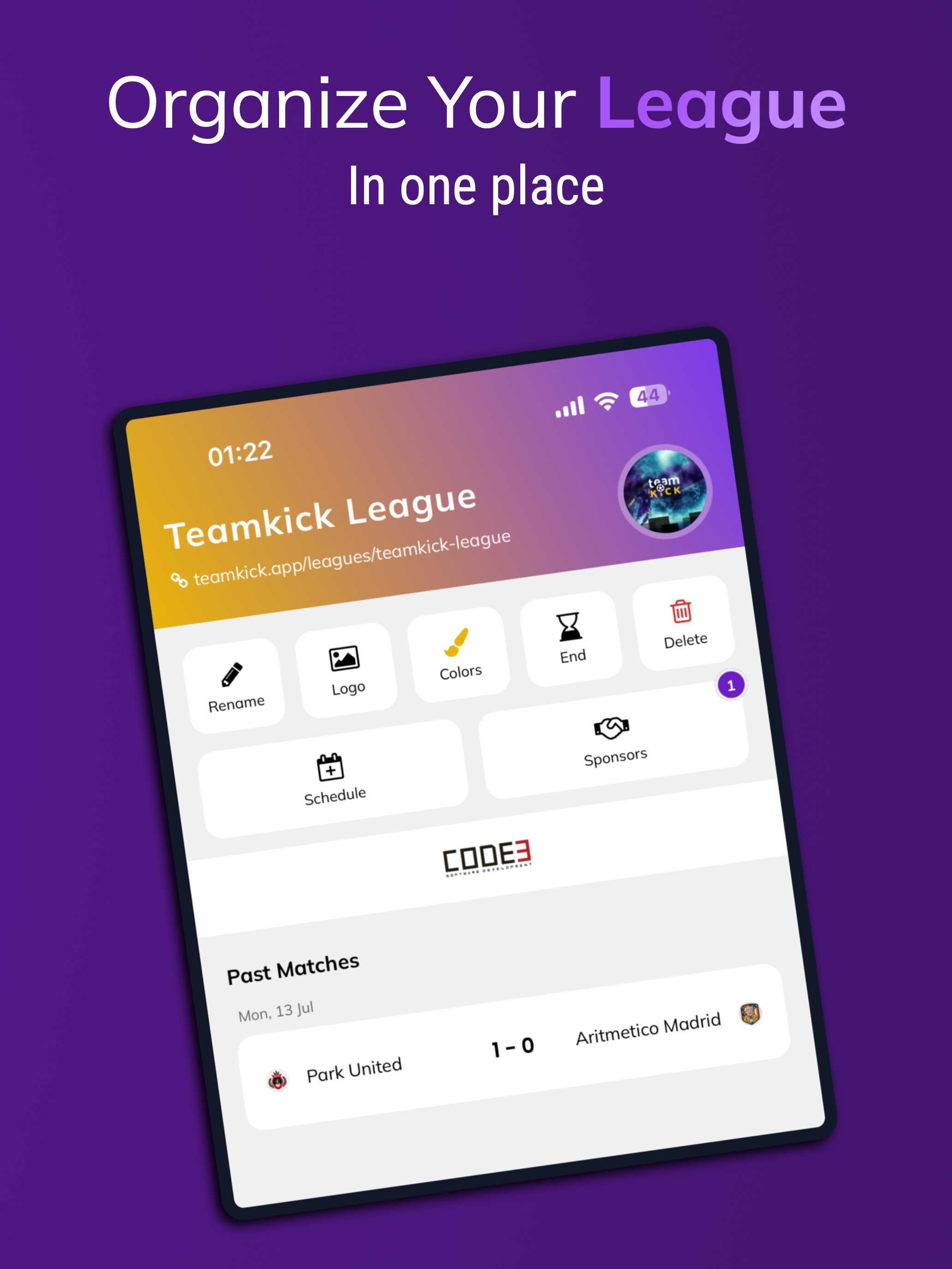 TeamKick: Track Soccer Stats screenshot 16