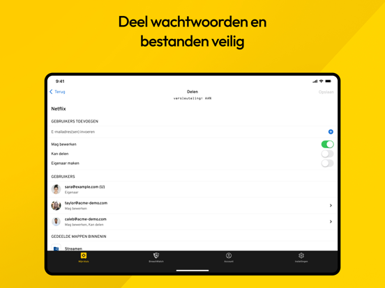 Keeper Wachtwoord Manager App iPad app afbeelding 5