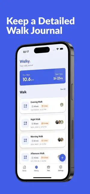 Walky – Dog Walk Tracker screenshot 3