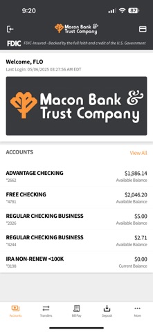 MBTC Mobile Banking Screenshot 2 of 5