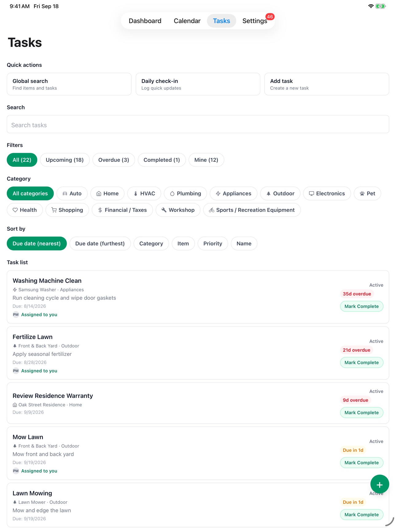 Screenshot 7 of TaskSync: Life Organizer