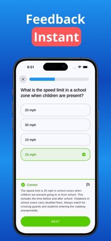 DMV+ 2026 Permit Theory Test Screenshot 5 of 7